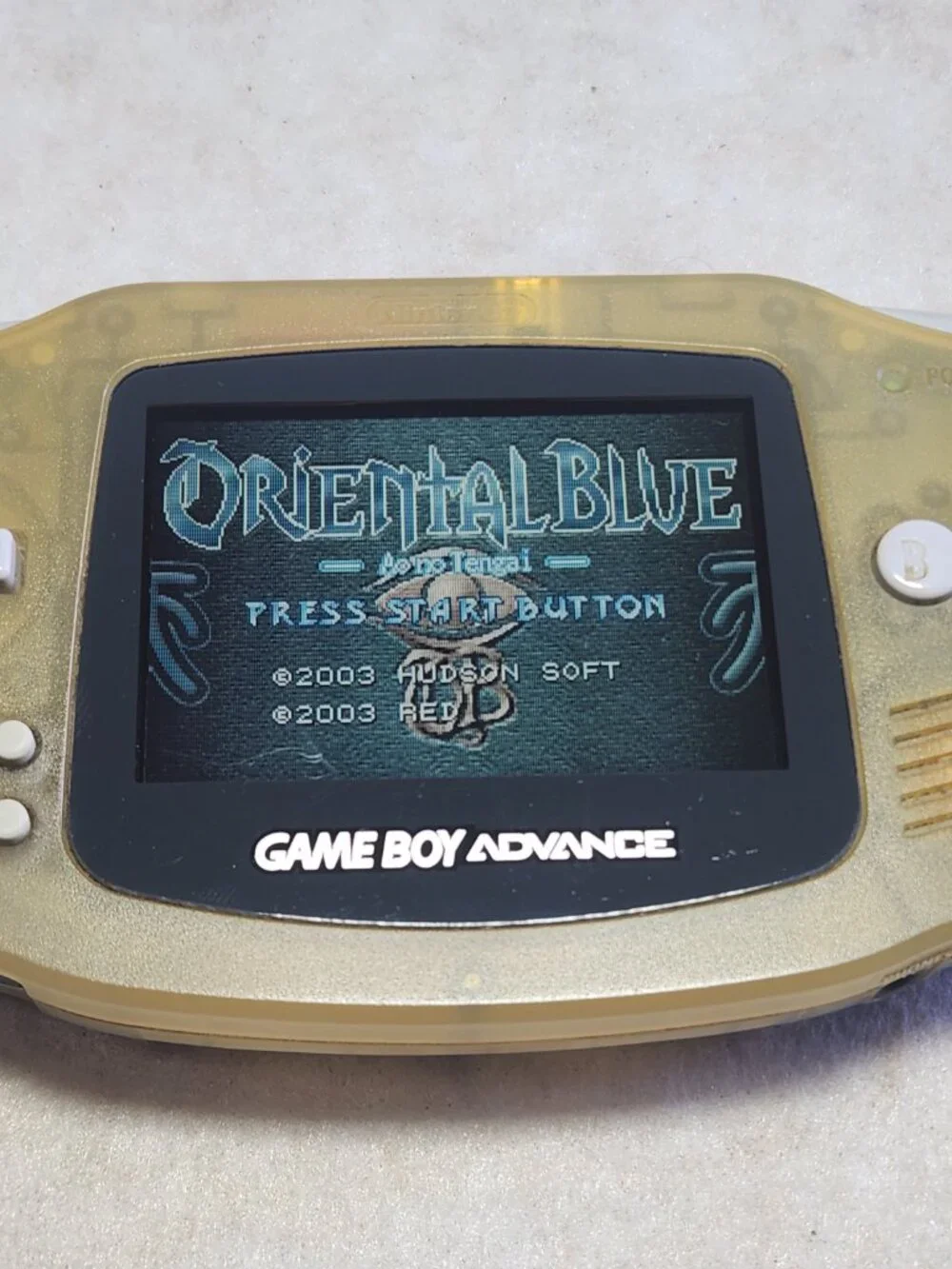 Oriental Blue Nintendo Gameboy Advance GBA English Translated